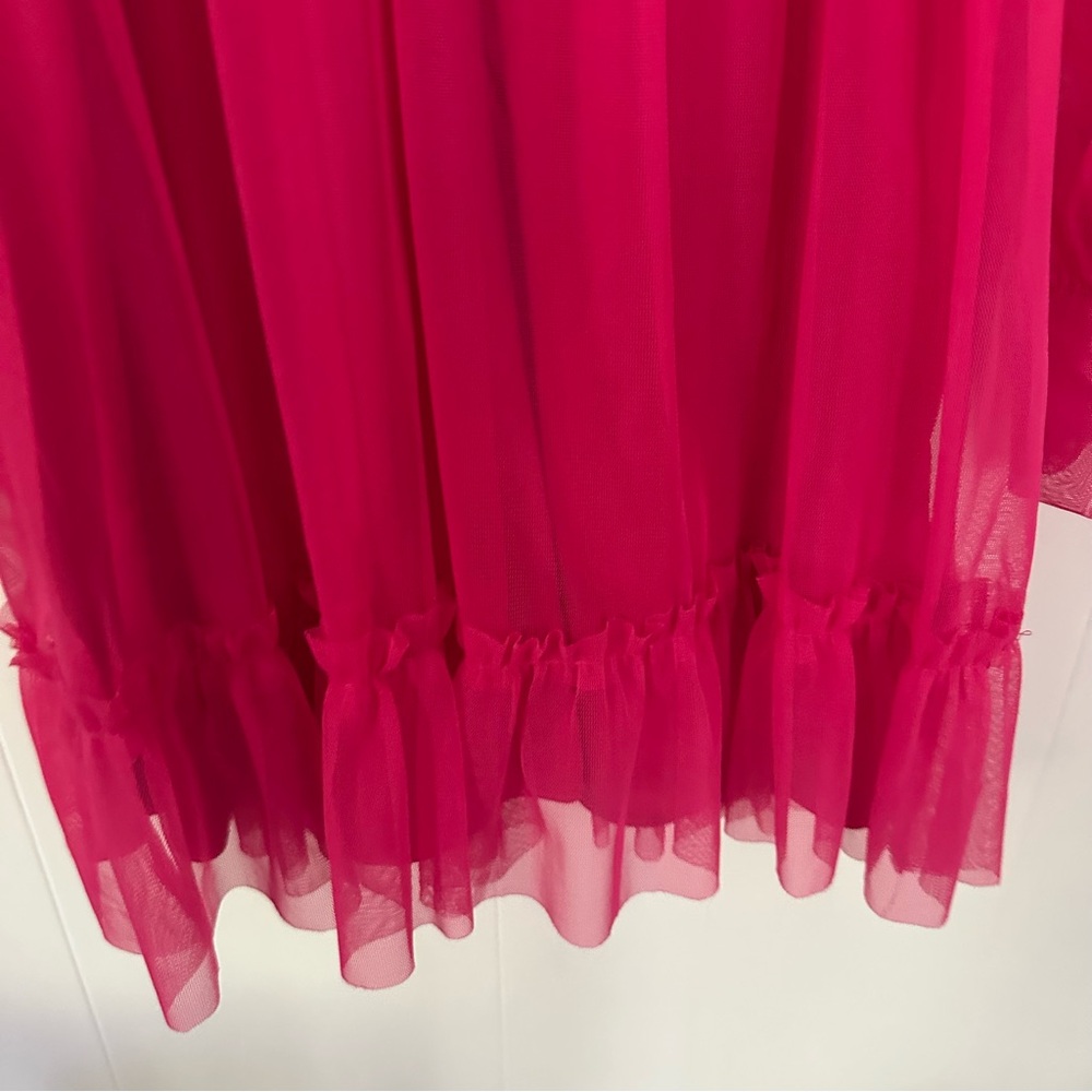 NWOT New Forever 21 Pink Valentine Date Dress Large L - Picture 4 of 8